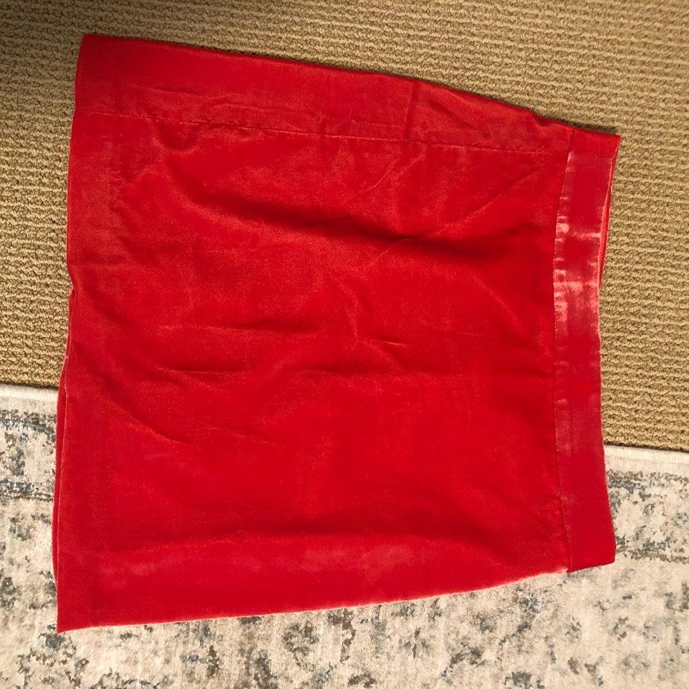 Jcrew Factory Velvet Skirt